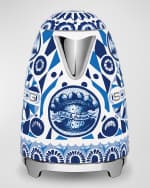 Image 5 of 6: Smeg x Dolce&Gabbana Blu Mediterraneo Kettle 