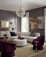 Image 2 of 5: Neiman Marcus Filigree Mirror 