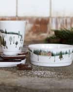Image 2 of 2: PILLIVUYT Winter Decor Toulouse Bowls, Set of 4 