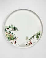 Image 1 of 3: PILLIVUYT Winter Decor Toulouse Dinner Plate 10", Set of 4