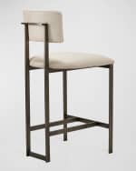 Image 4 of 6: Interlude Home Landon II 26" Counter Stool