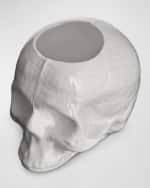 Image 2 of 2: Kosta Boda Still Life Skull Votive Candleholder