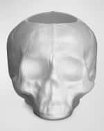 Image 1 of 2: Kosta Boda Still Life Skull Votive Candleholder