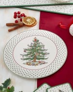 Spode christmas tree cake plate deals