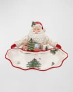 Image 2 of 2: Spode Christmas Tree Santa Dish