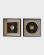 Image 2 of 6: Neiman Marcus Texture Framed Wall Decor