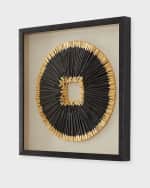 Image 3 of 6: Neiman Marcus Texture Framed Wall Decor