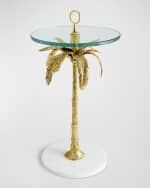 Image 2 of 4: Michael Aram Palm Cocktail Table 