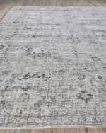 Image 2 of 6: Exquisite Rugs Cambridge Hand-Loomed Gray & Silver Rug, 9' x 12'