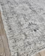 Image 3 of 6: Exquisite Rugs Cambridge Hand-Loomed Gray & Silver Rug, 9' x 12'