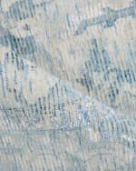 Image 4 of 8: Exquisite Rugs Tuscany Hand-Loomed Blue Rug, 10' x 14'