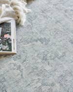 Image 5 of 8: Exquisite Rugs Tuscany Hand-Loomed Blue Rug, 10' x 14'
