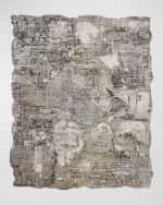 Image 1 of 4: Abstract Hand-Knotted Runner, 2' x 10'
