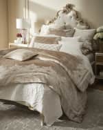 Image 3 of 4: Callisto Home Troyes Renaissance Velvet Coverlet, Queen