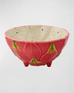 Image 2 of 4: Bordallo Pinheiro Dragon Fruit Bowls, Set of 4