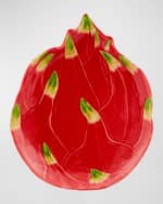 Image 2 of 4: Bordallo Pinheiro Dragon Fruit Dessert Plates, Set of 4