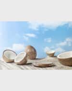 Image 2 of 2: Bordallo Pinheiro Coconut Salad Bowl