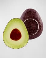 Image 3 of 3: Bordallo Pinheiro Avocado Dessert Plates, Set of 4
