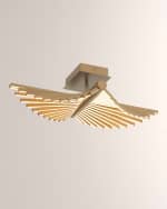 Image 5 of 6: Eurofase Seraph 24.5" LED Flush Mount