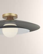 Image 3 of 4: Eurofase Welsh 18" LED Flush Mount