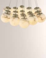 Image 2 of 4: Eurofase Kepler 29.3" 19-Light LED Chandelier