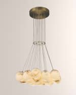 Image 1 of 4: Eurofase Kepler 29.3" 19-Light LED Chandelier
