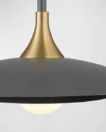 Image 4 of 4: Eurofase Welsh LED Pendant Light, 18"
