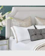 Image 4 of 4: Eastern Accents Esmeralda Sequined Euro Sham