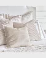 Image 3 of 3: Barclay Butera by Eastern Accents Sussex Velvet Decorative Pillow, 22" Square