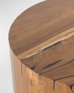 Image 3 of 5: Four Hands Hudson Round Coffee Table