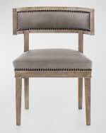 Image 2 of 5: Four Hands Carter Leather Dining Chair