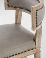 Image 5 of 5: Four Hands Carter Leather Dining Chair