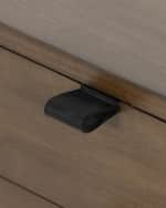 Image 5 of 6: Four Hands Trey 3-Drawer Nightstand