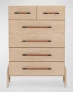 Image 2 of 6: Four Hands Rosedale 6-Drawer Tall Dresser