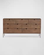 Image 2 of 7: Four Hands Trey 7-Drawer Dresser