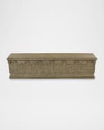 Image 4 of 7: Neiman Marcus Roman Straight Bench