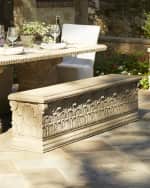 Image 1 of 2: Neiman Marcus Roman Straight Bench