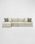 Image 2 of 3: Bernhardt Mila 3-Piece Left Chaise Sectional