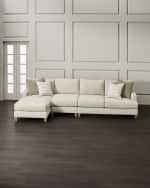 Image 1 of 3: Bernhardt Mila 3-Piece Left Chaise Sectional