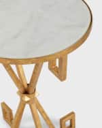 Image 5 of 7: Hera Marble Side Table