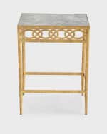 Image 2 of 6: Lukas Marble Side Table