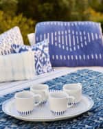 Image 5 of 5: Juliska Sitio Stripe 16-Piece Place Setting, Delft Blue 