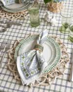 Image 2 of 2: Juliska Sitio Stripe Basil 16-Piece Place Setting, Service for 4