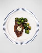 Image 2 of 6: Juliska Sitio Stripe Delft Blue Dinner Plate 