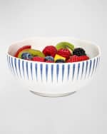 Image 2 of 4: Juliska Sitio Stripe Delft Blue Cereal/Ice Cream Bowl 