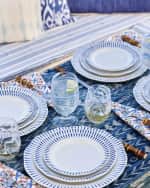 Image 4 of 4: Juliska Sitio Stripe Delft Blue Cereal/Ice Cream Bowl 
