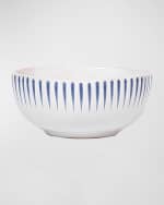 Image 1 of 4: Juliska Sitio Stripe Delft Blue Cereal/Ice Cream Bowl 