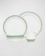 Image 1 of 2: Juliska Sitio Stripe Basil 4-Piece Place Setting, Service for 1