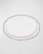 Image 1 of 4: Juliska Sitio Stripe Delft Blue Serving Tray, 17"