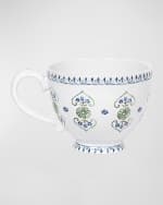 Image 3 of 5: Juliska Villa Seville Chambray Breakfast Cup 